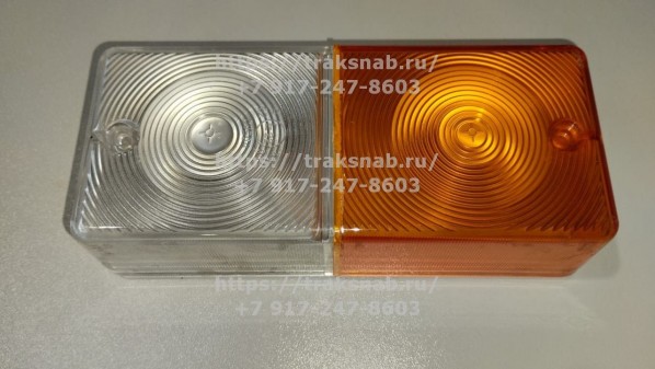 Стекло переднего фонаря Ф-402 (пластмас.) — 1