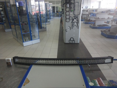 Фара светодиодная CH032 288W 96 диодов по 3W (габаритные размеры 113*90*82*1370мм)изогнутая)